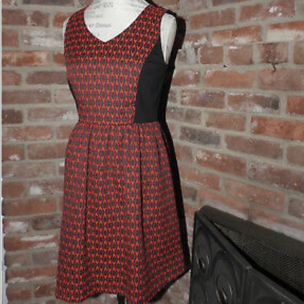 Red & Black Dress